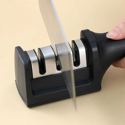 Schnellschärfwerkzeug der Stufe 3, Messerschärfer mit Anti-Rutsch-Basis