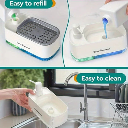 2-in-1 Seifen- und Spülmittelspender Set
