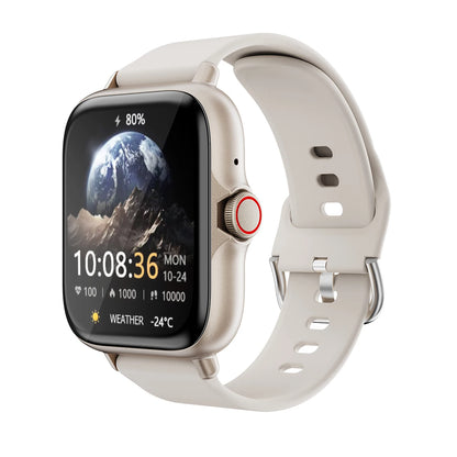 1,83" Wasserdichte Smartwatch mit Nachrichten, Anrufbeantwortung, Schlafüberwachung, Sport-Pedometer und Benachrichtigungen für iPhone & Android