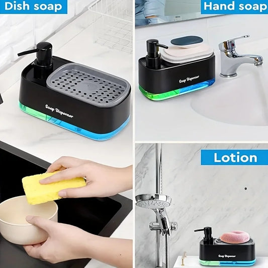 2-in-1 Seifen- und Spülmittelspender Set