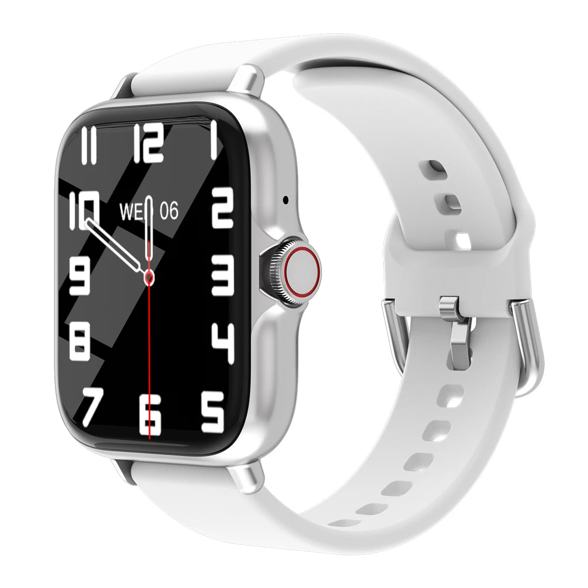 1,83" Wasserdichte Smartwatch mit Nachrichten, Anrufbeantwortung, Schlafüberwachung, Sport-Pedometer und Benachrichtigungen für iPhone & Android