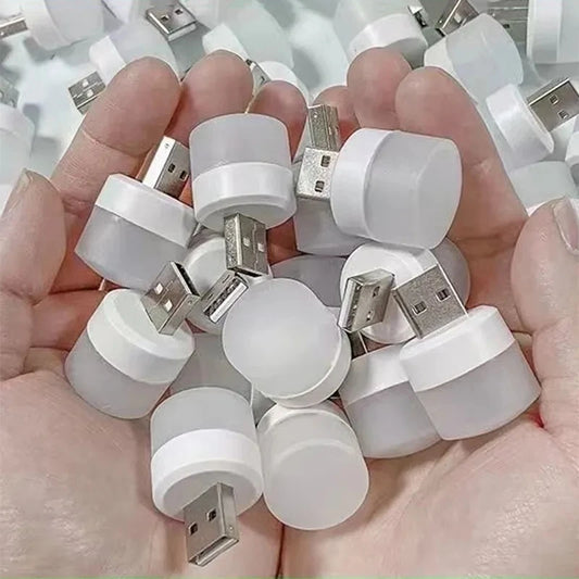 Mini USB LED Nachtlicht – Warmweiß, augenschonend, ideal zum Lesen